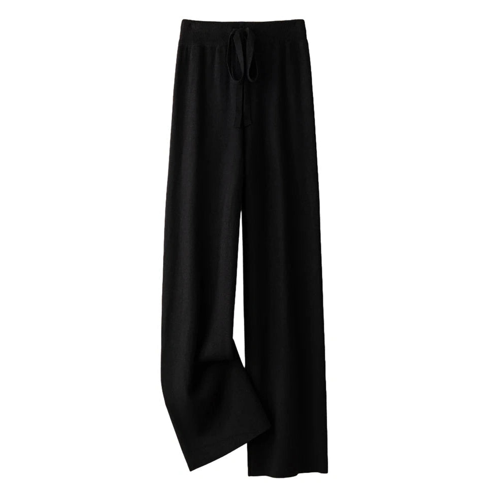 Knit Wide Leg Y2k Casual Pants