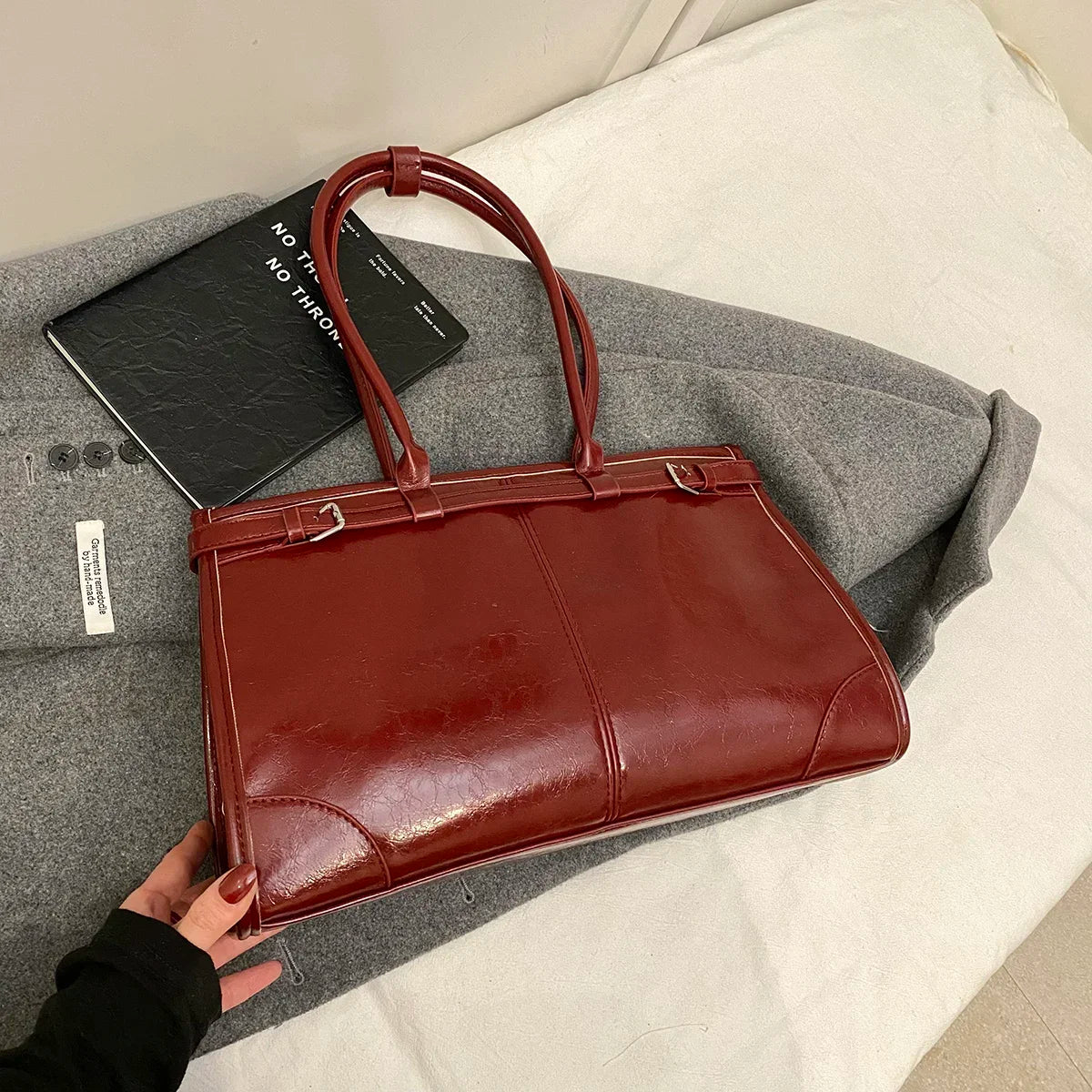 New Soft PC Shoulder Tote Bag | Lightweight Daily Hand-Held Tote Bag for Women