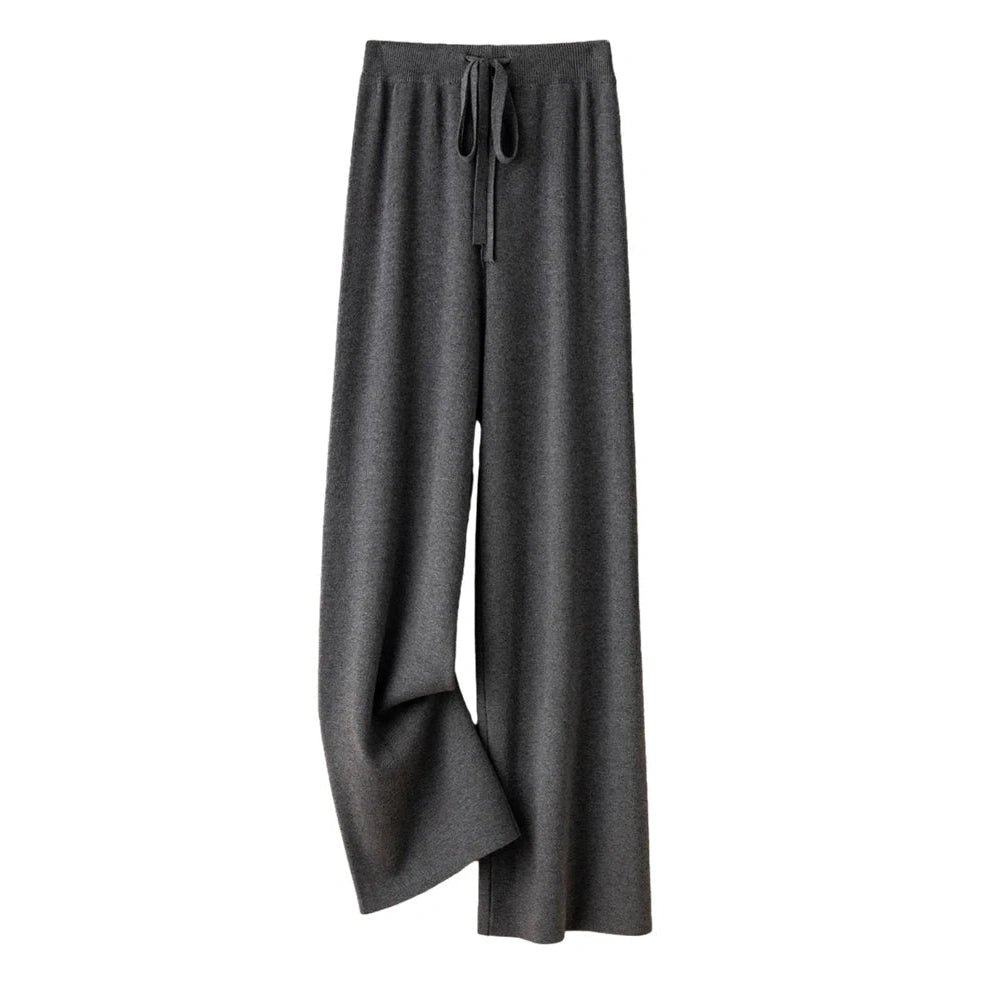 Knit Wide Leg Y2k Casual Pants
