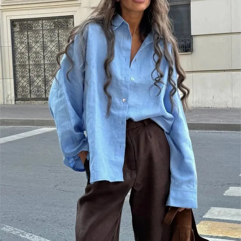 linen shirt women