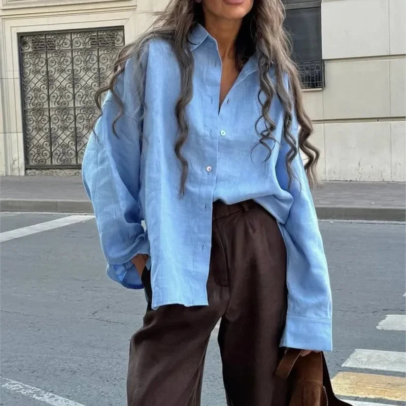 linen shirt women
