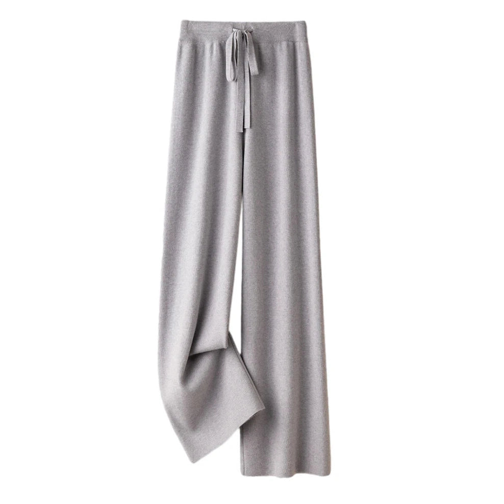 Knit Wide Leg Y2k Casual Pants
