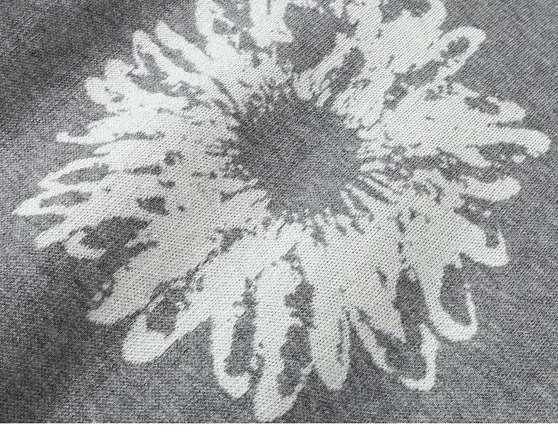 Two-piece Embroidered Sweater Round Neck Top