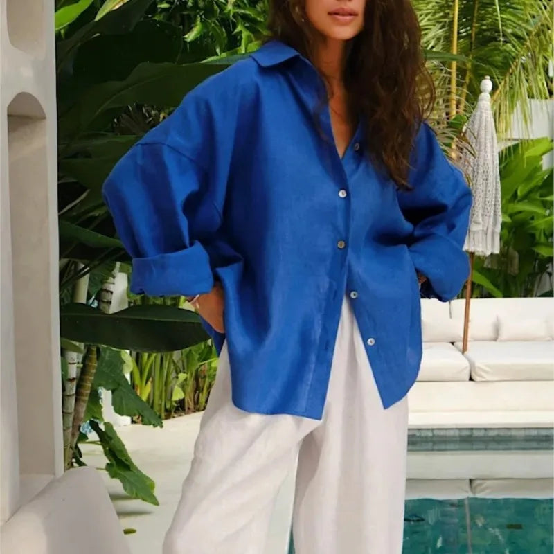 blue shirt
