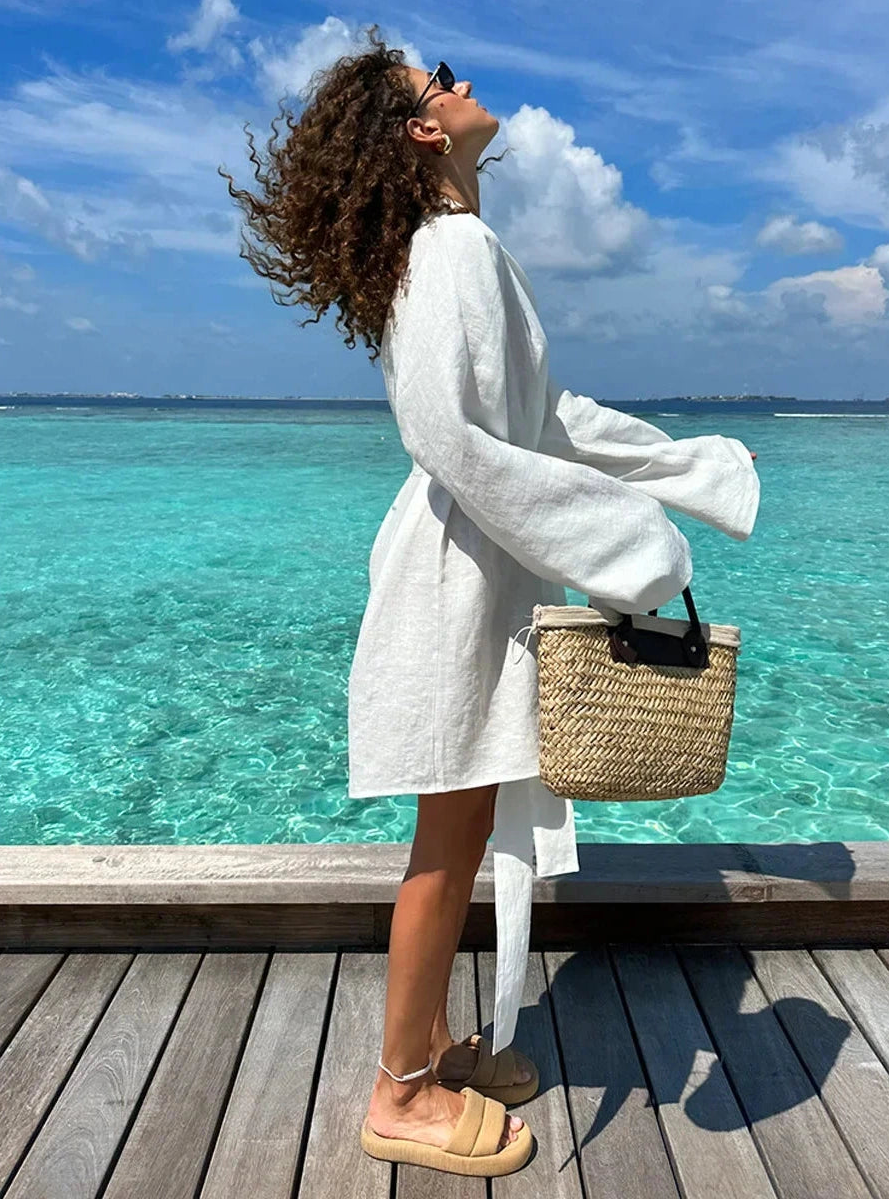 linen cotton dress