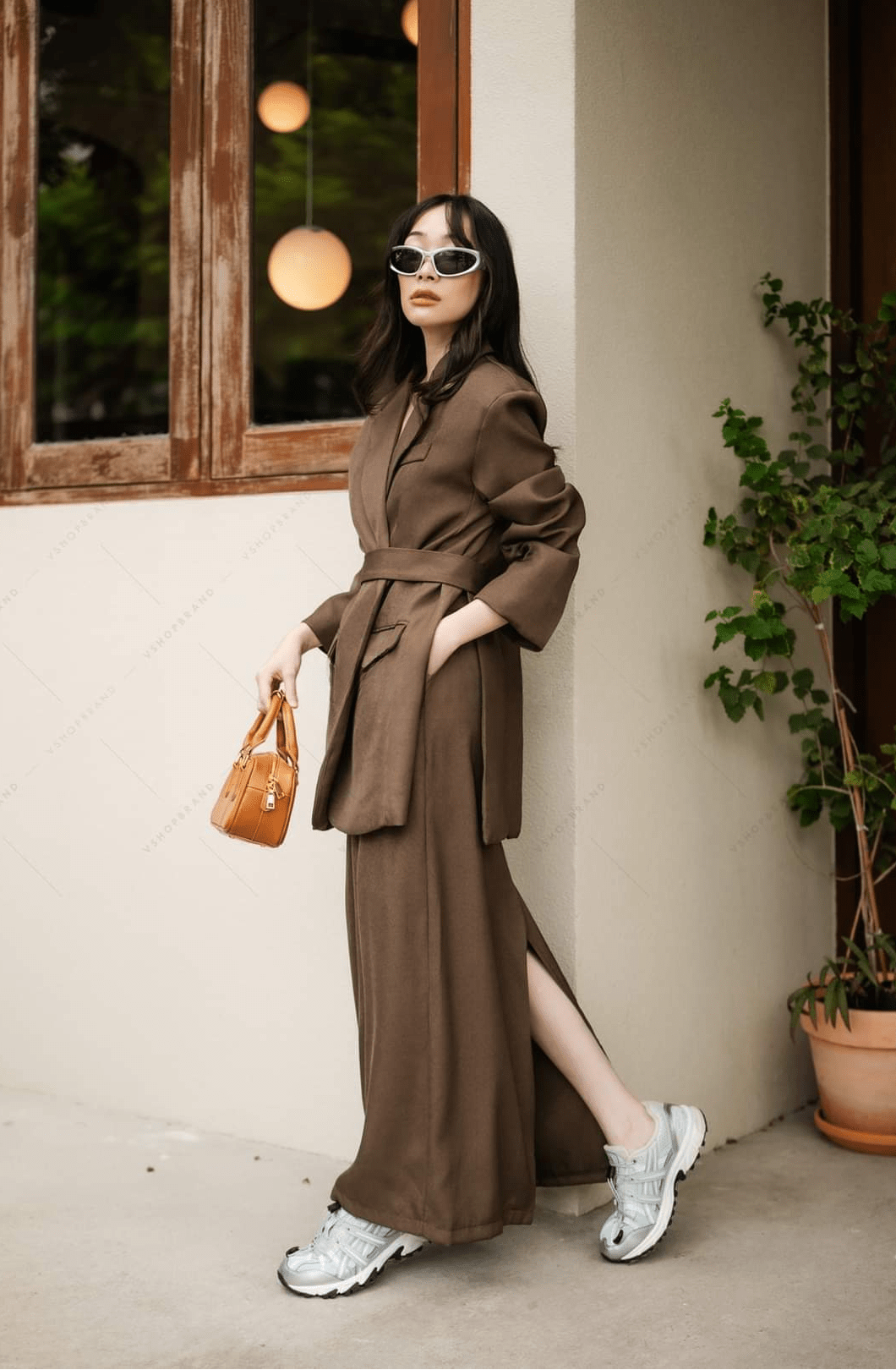 piece set oversize Blazer