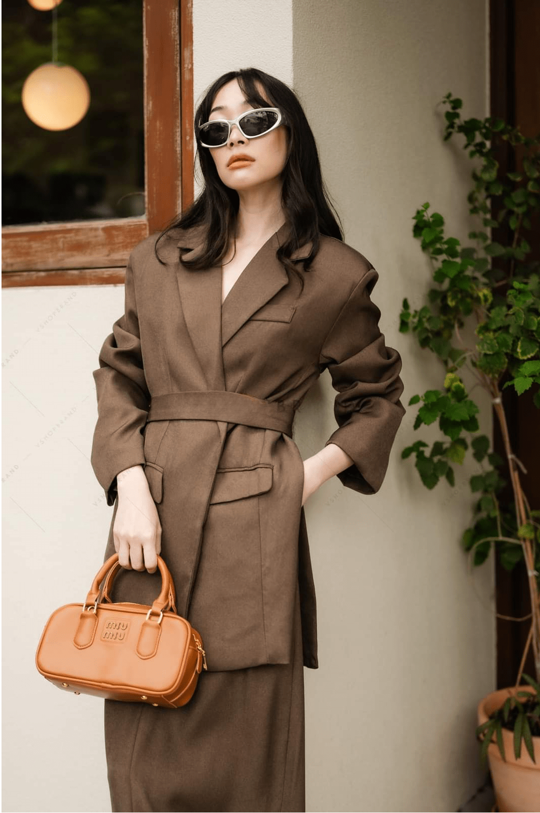 piece set oversize Blazer