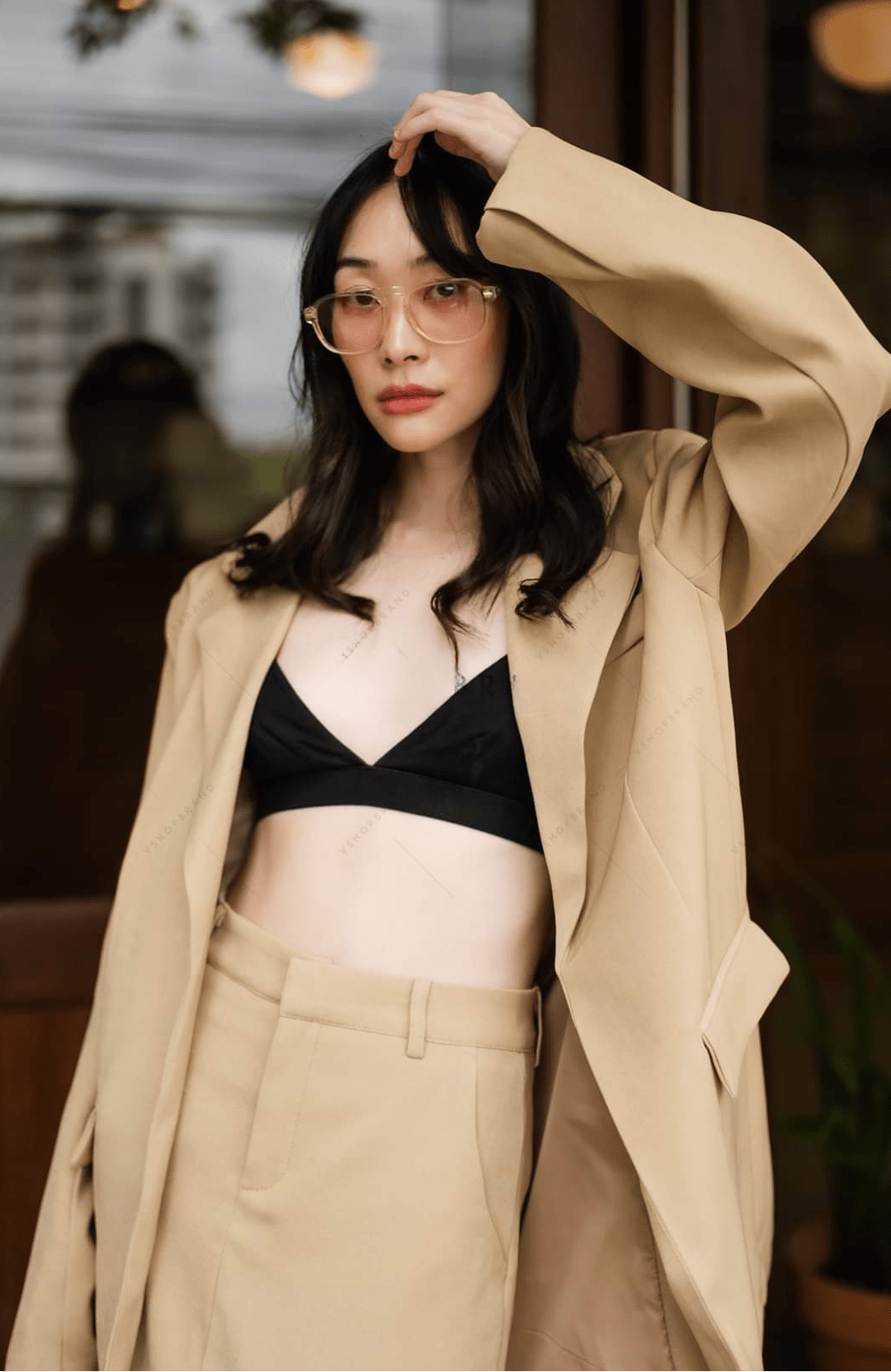 piece set oversize Blazer
