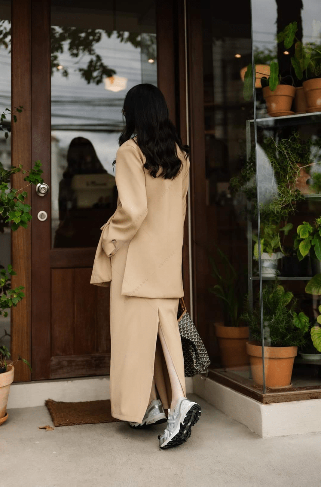 piece set oversize Blazer