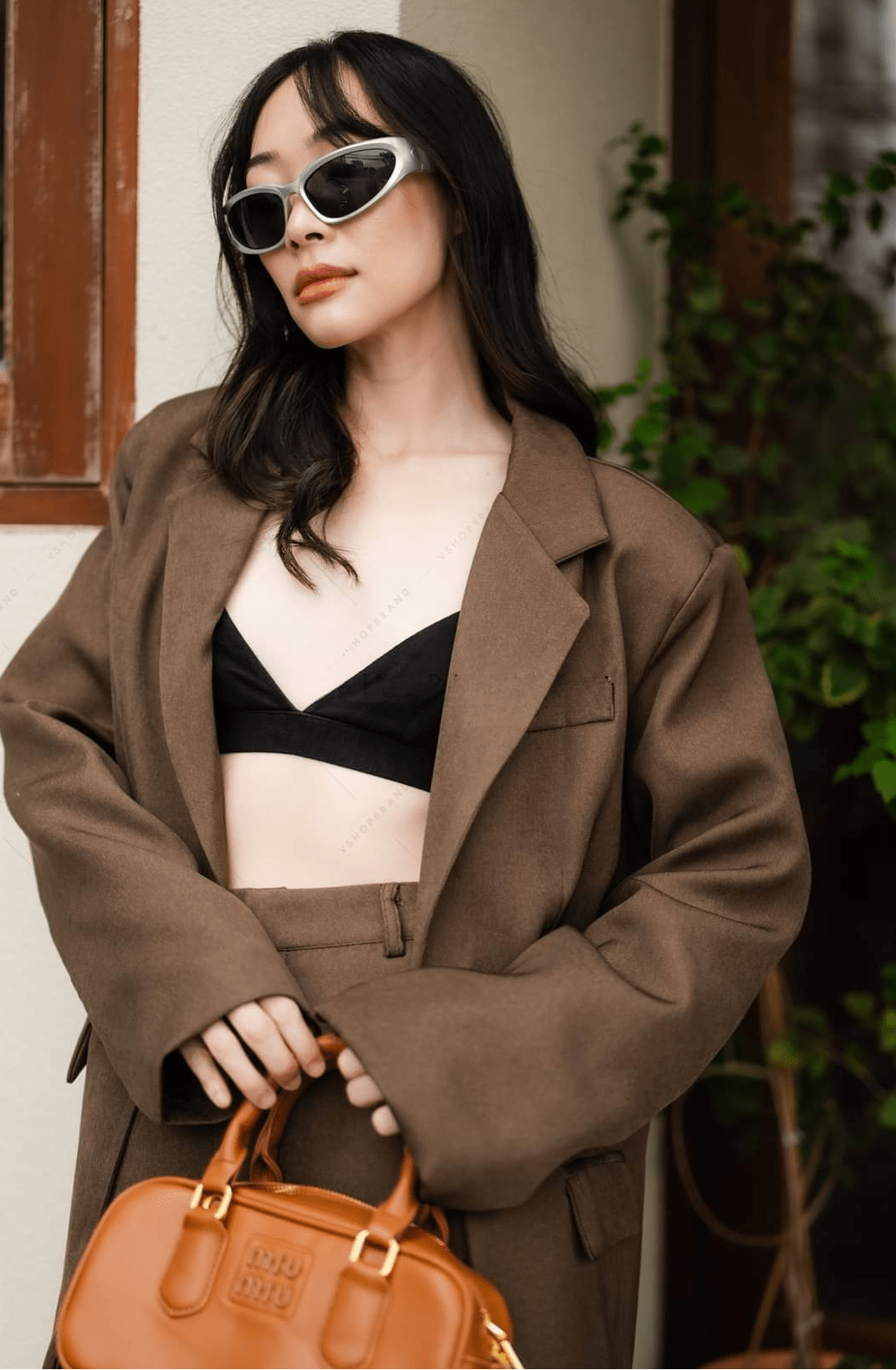 piece set oversize Blazer