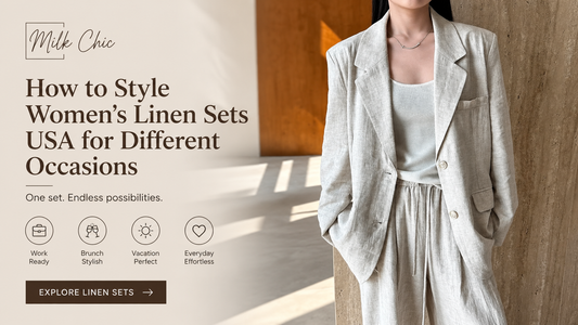 How to Style Women's Linen Sets USA for Different Occasions