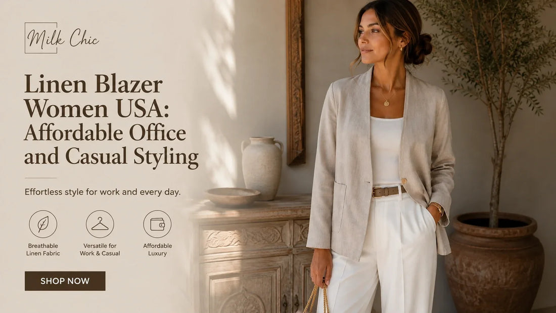 linen blazer women USA