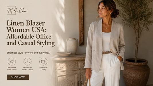 linen blazer women USA