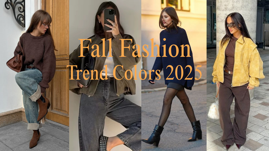 Fall Fashion Trend Colors 2025