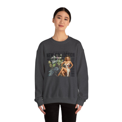 Chic Floral Design Crewneck Sweatshirt Sweatshirt
