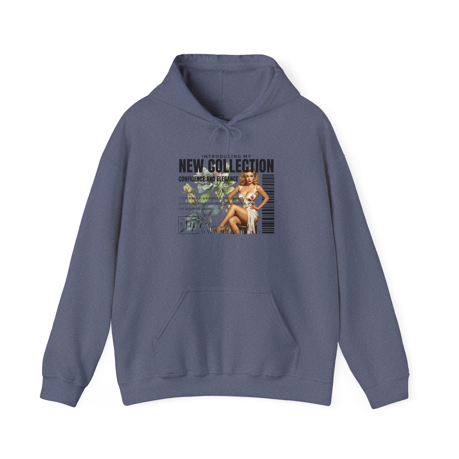 Chic Pullover Hoodie - Bold Line Quote Letter Sweatshirt Hoodie