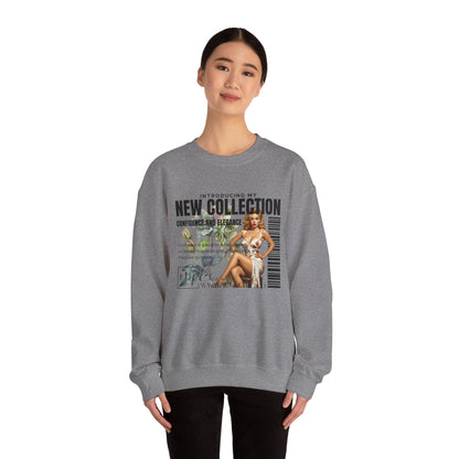 Chic Floral Design Crewneck Sweatshirt Sweatshirt