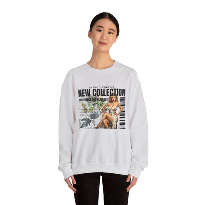 Chic Floral Design Crewneck Sweatshirt Sweatshirt