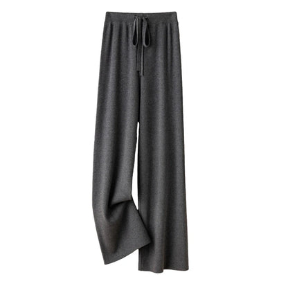 Knit Wide Leg Y2k Casual Pants