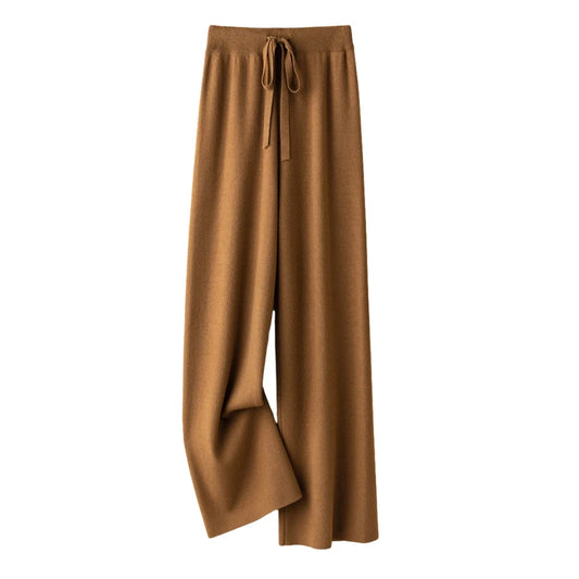 Knit Wide Leg Y2k Casual Pants