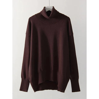 Turtleneck Sweater Pullovers Oversize Jumper