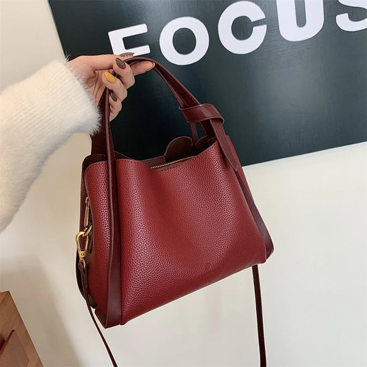 Red handbag 
