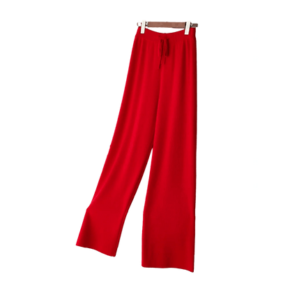 Knit Wide Leg Y2k Casual Pants