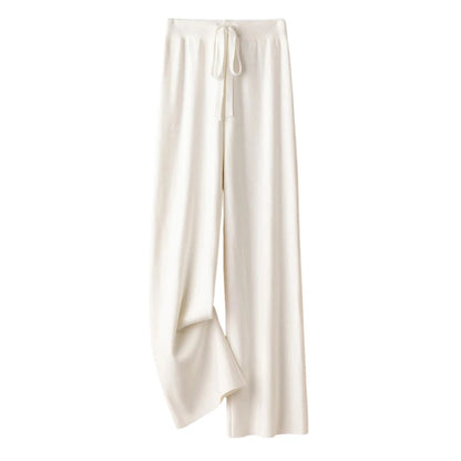 Knit Wide Leg Y2k Casual Pants