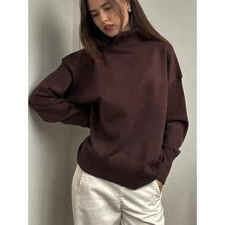 Turtleneck Sweater Pullovers Oversize Jumper